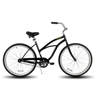 Joykie Hiland 26 tommu Beach Cruiser Bike, Single Speed ​​Commuter Bicycle með aftari Coaster Brems